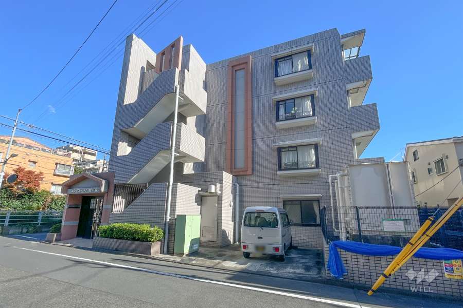 エンゼルハイム鵜の木の外観（西側から）