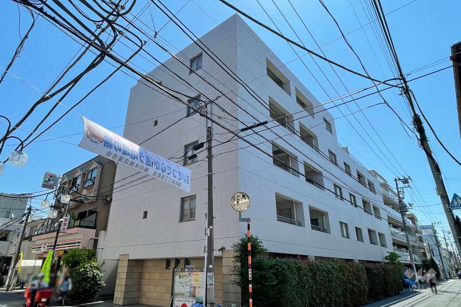 プラーティノ多摩川鵜の木弐番館の外観（西側から）