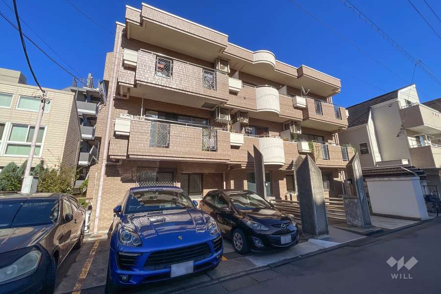 エクレール鵜の木の外観（南西側から）