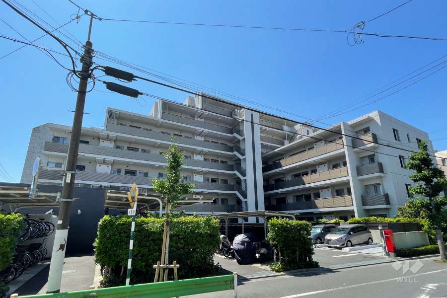 アデニウム鵜の木ザレジデンスの外観（北東側から）