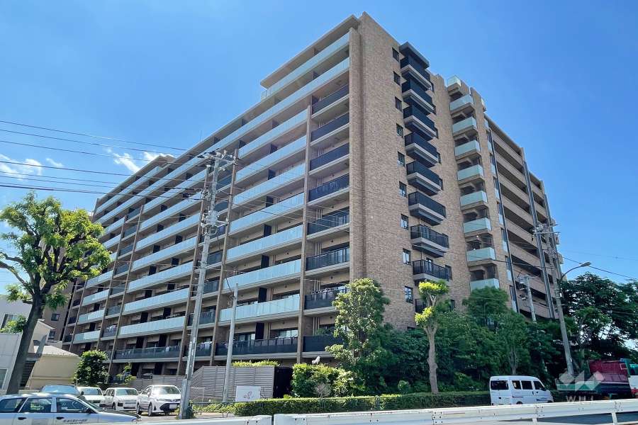 ブランズシティ久が原の外観（南東側から）