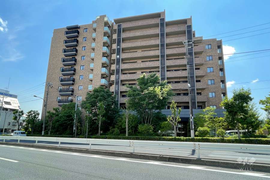 ブランズシティ久が原の外観（北東側から）