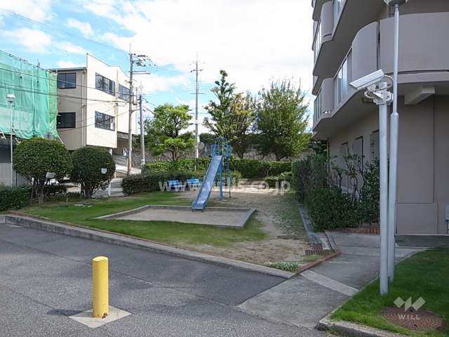 敷地に隣接する公園