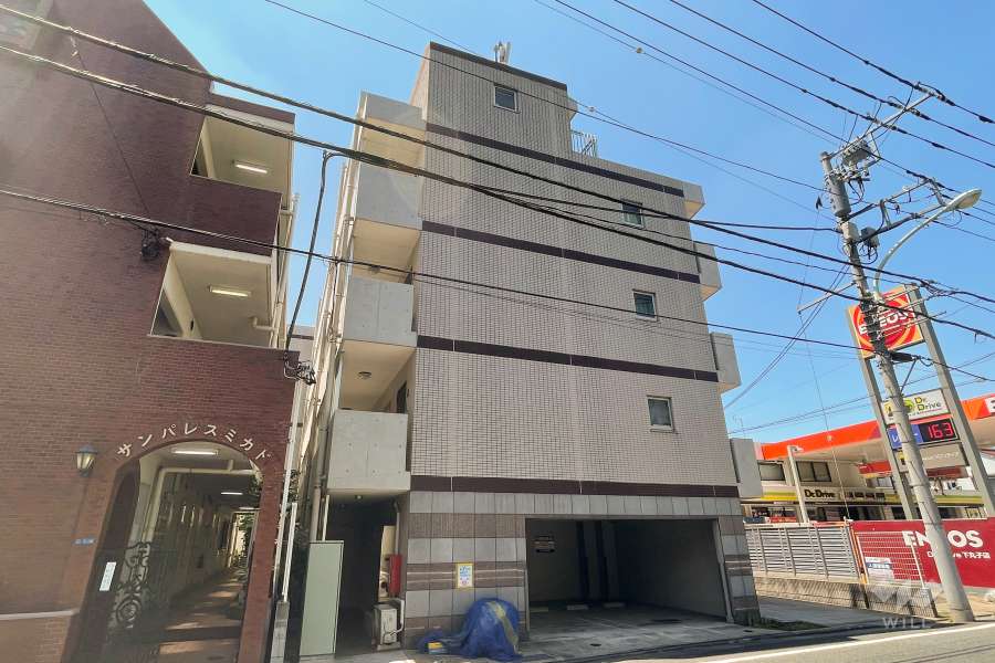 プレールドゥーク下丸子の外観（北東側から）