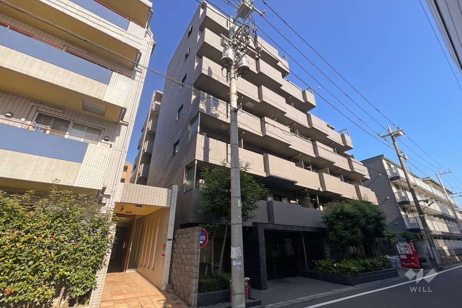 ルーブル下丸子の外観（南西側から）