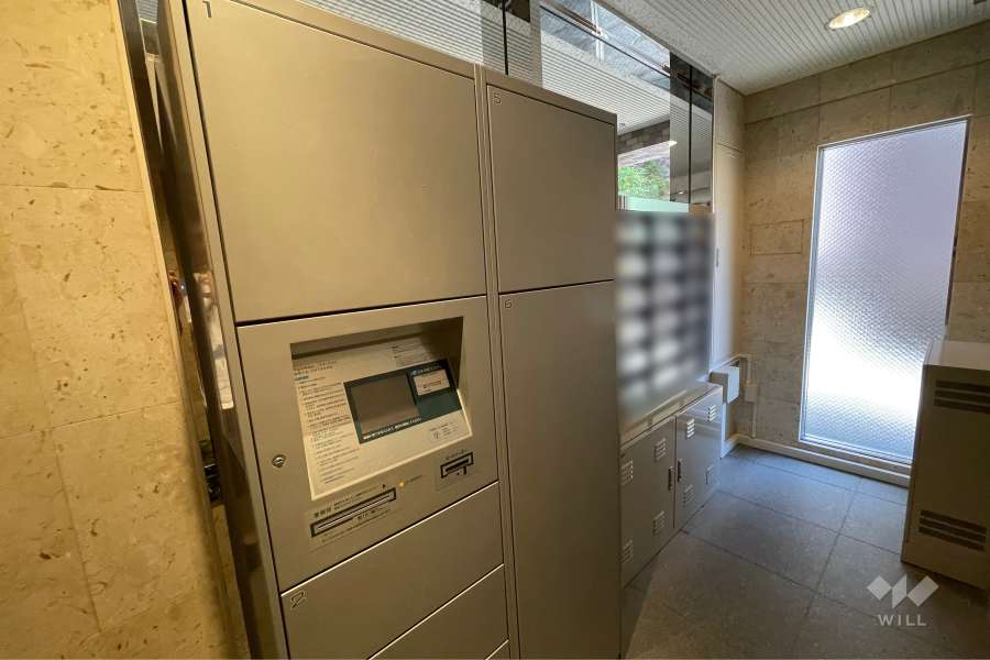 共用ポストと宅配ボックス