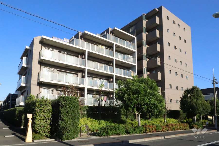 サーパスシティ下丸子の外観（北西側から）