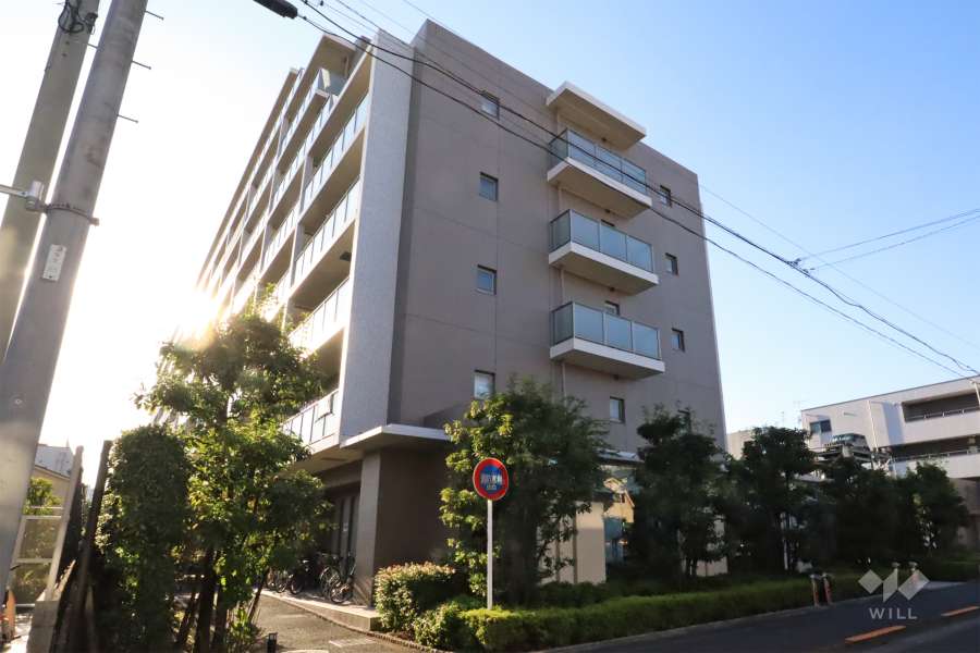 サーパスシティ下丸子の外観（南東側から）