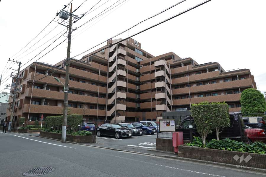 ダイアパレスラシューレ下丸子の外観（北東側から）