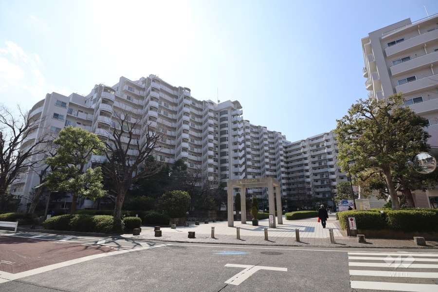 東急ドエルアルス多摩川の外観（北東側から）
