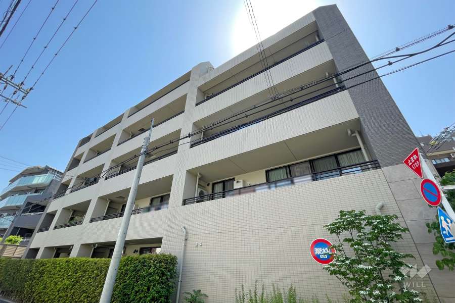 アールブラン下丸子センティアの外観（北東側から）