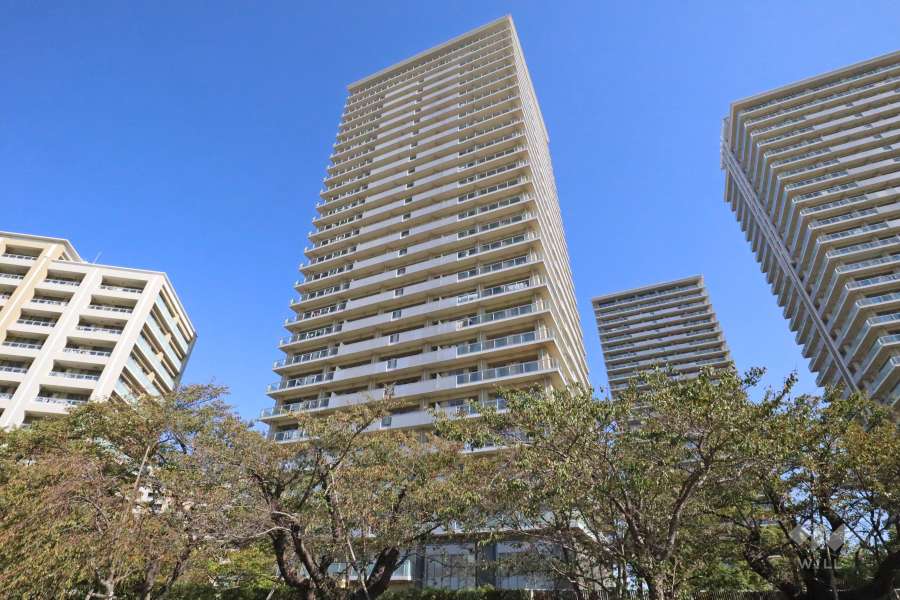 ザ・リバープレイス　ウエストタワーの外観（南西側から）