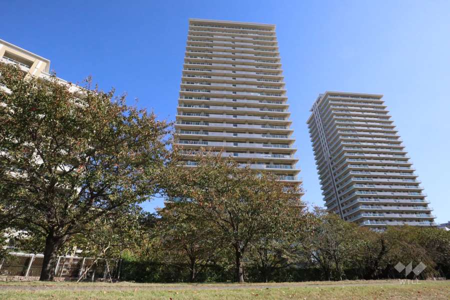 ザ・リバープレイス　ウエストタワーの外観（北西側から）