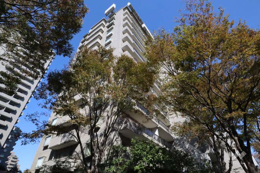 パークハウス多摩川南五番館の外観(南西側から)