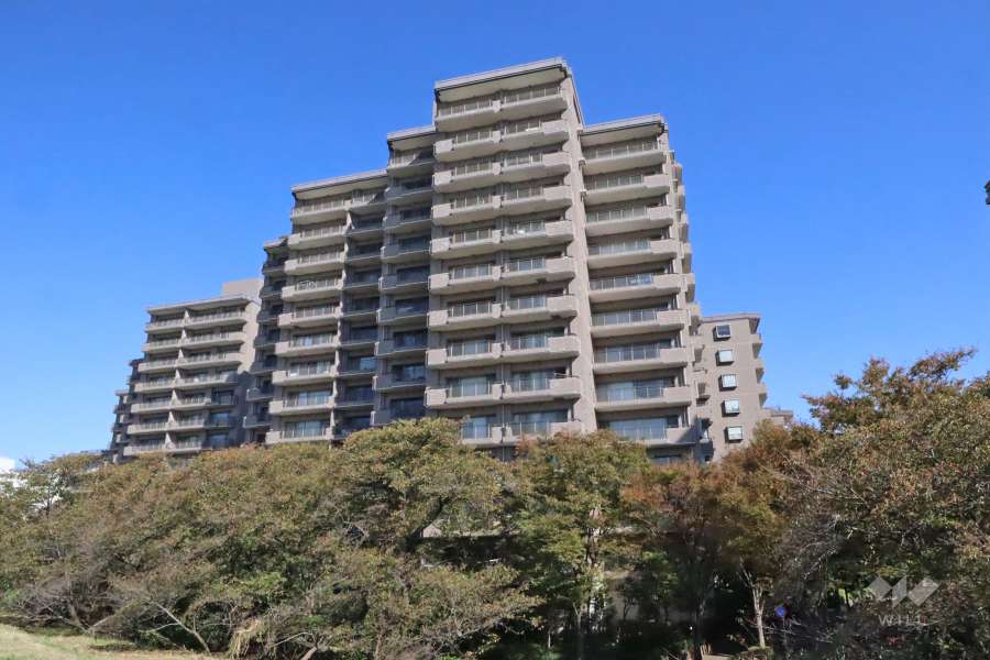 パークハウス多摩川北参番館の外観（南西側から）