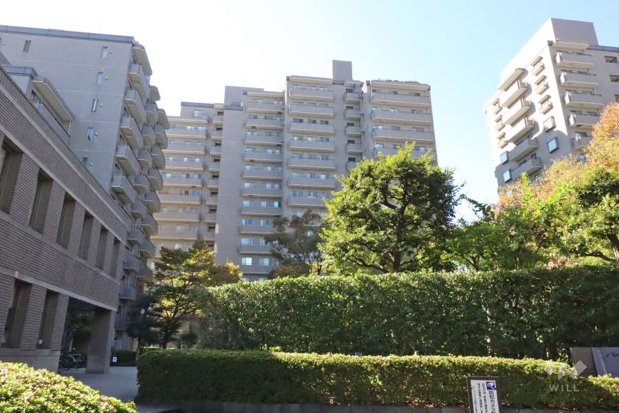 パークハウス多摩川北参番館の外観（北東側から）