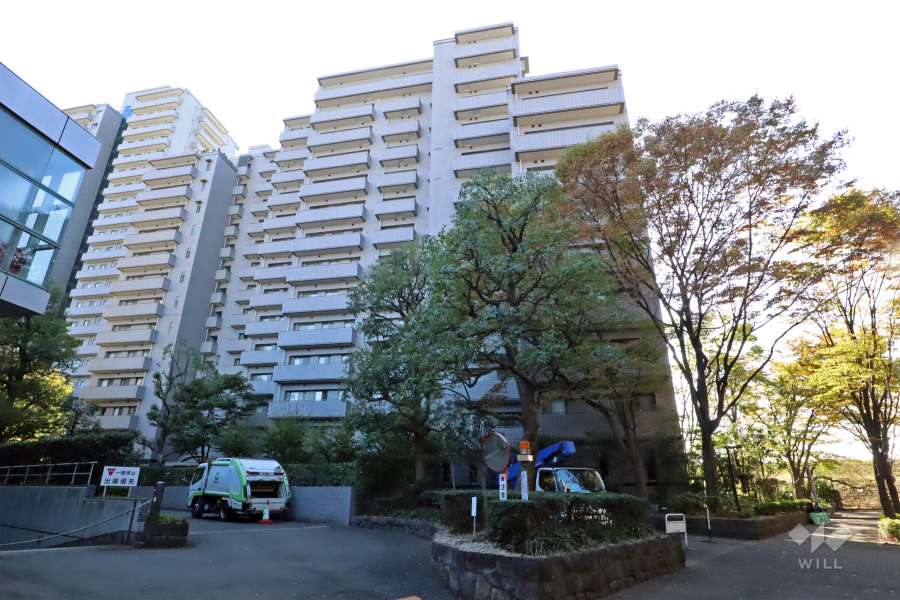 パークハウス多摩川南弐番館の外観(北東側から)