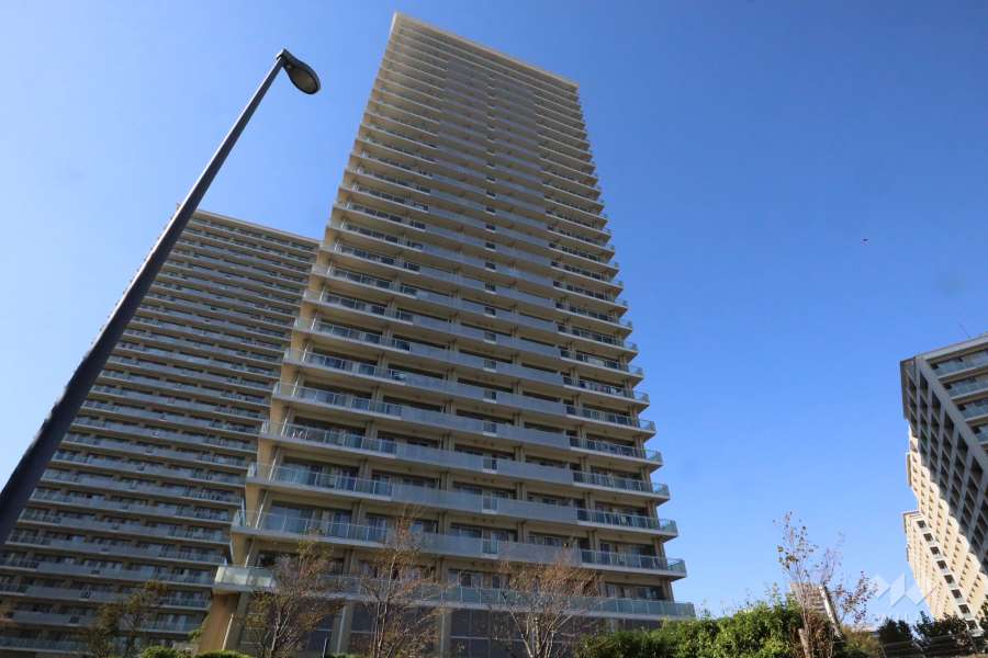 ザ・リバープレイス イーストタワーの外観（東側から）