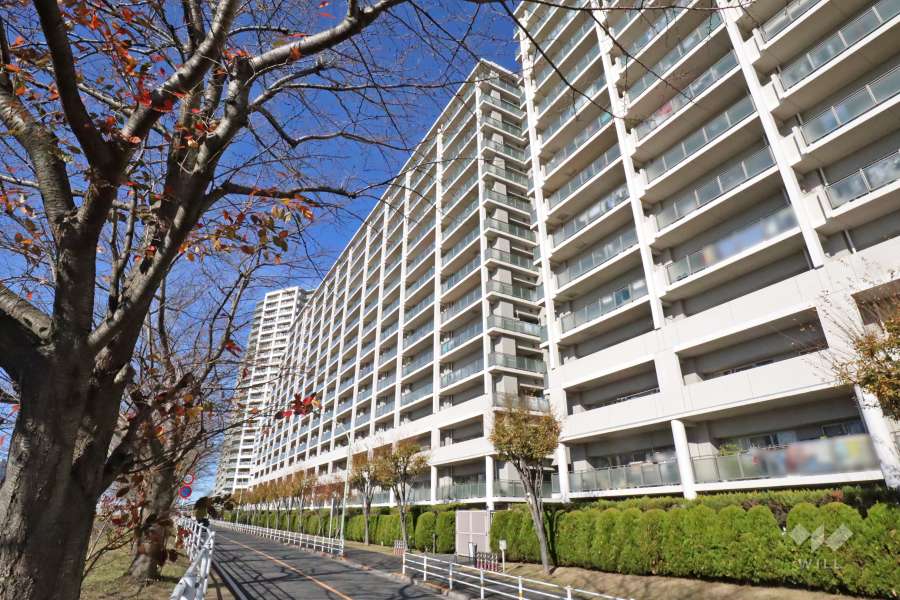 東京サーハウスリバーポートの外観（南側から）