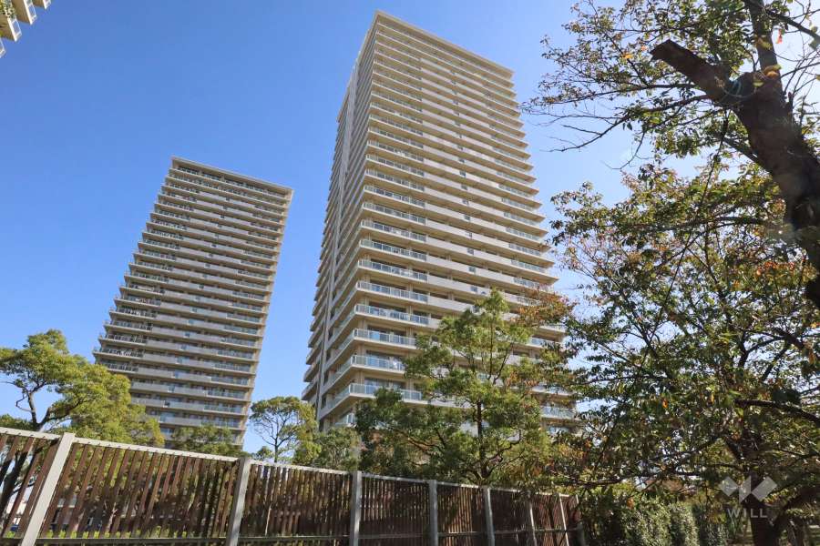 ザ・リバープレイス　サウスタワーの外観(北西側から)