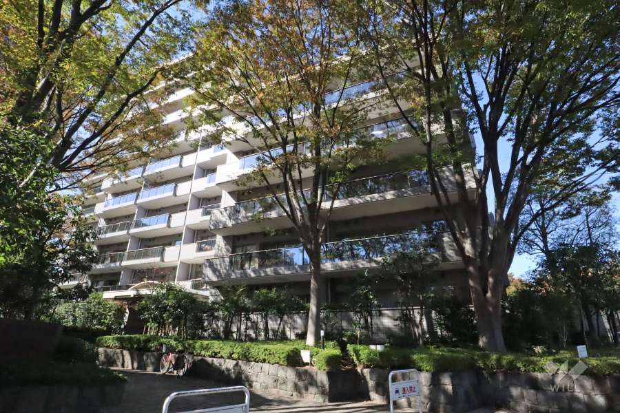 パークハウス多摩川南壱番館の外観(南東側から)