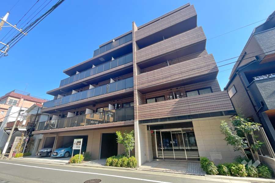 ブライズ下丸子の外観（南西側から）