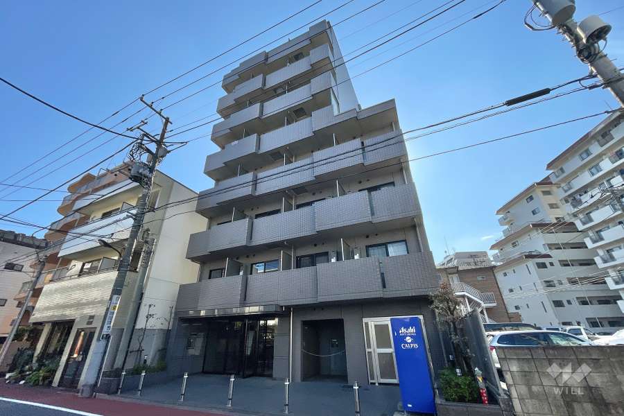 ルーブル蒲田八番館の外観（北西側から）