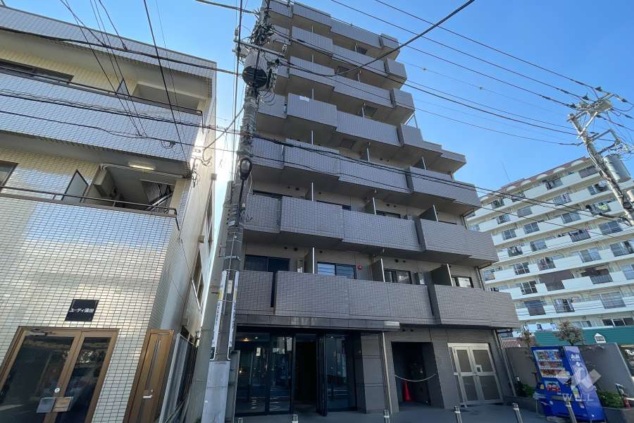 ルーブル蒲田八番館の外観（北東側から）