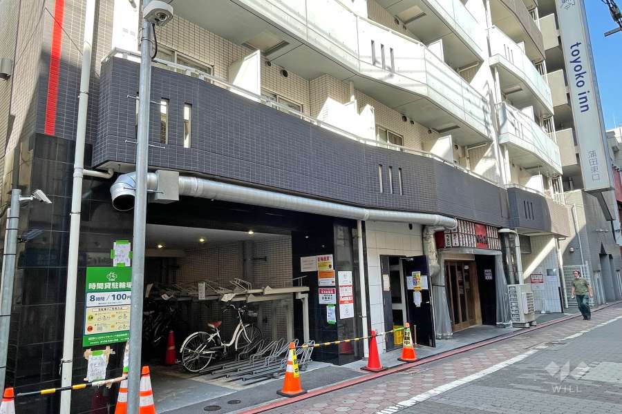 ヴェルステージ蒲田駅前の外観（南西側から）