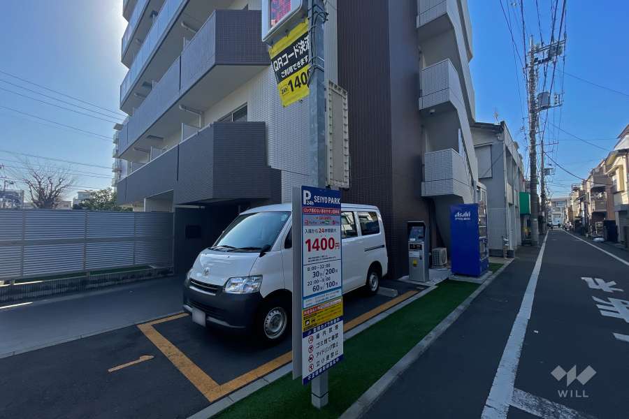 敷地内のコインパーキング