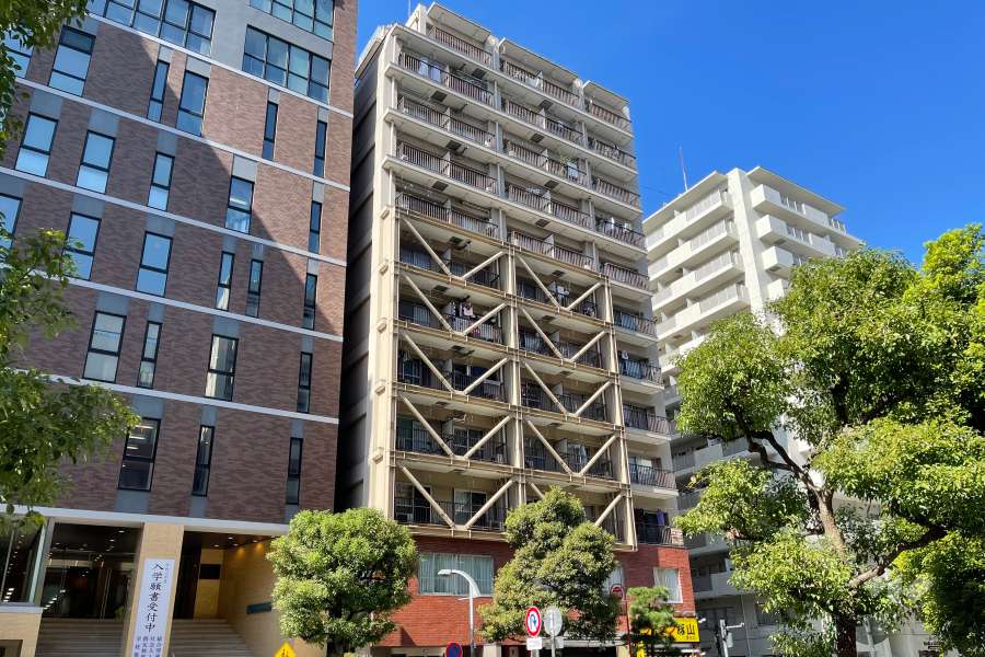 ドミール蒲田の外観（南東側から）