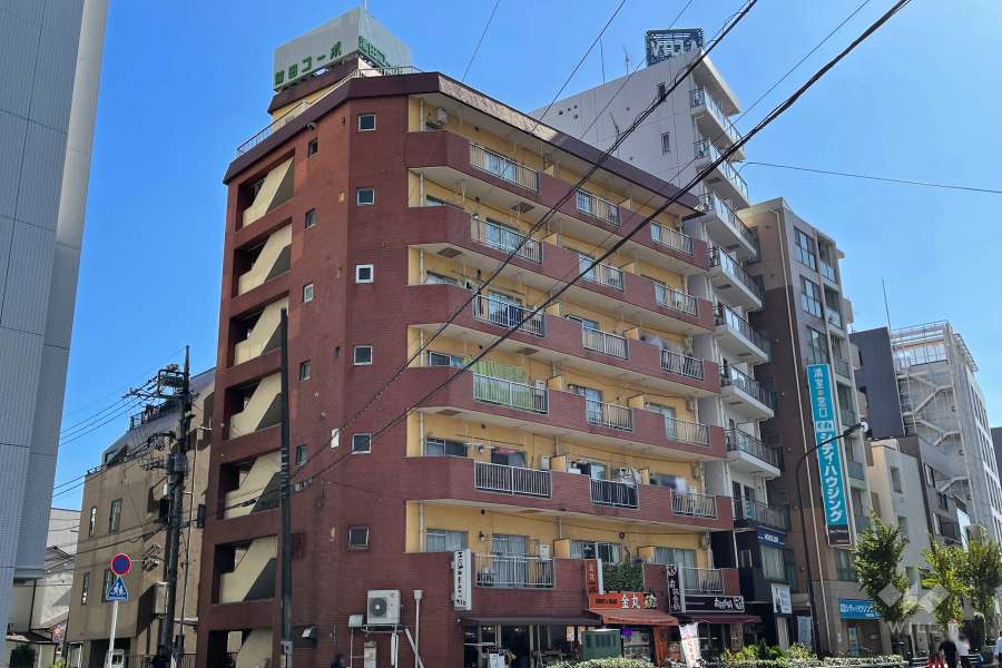 蒲田コーポ2の外観（北西側から）