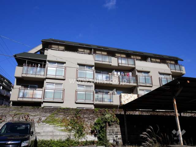 コトー宝塚B棟の外観（南側から）