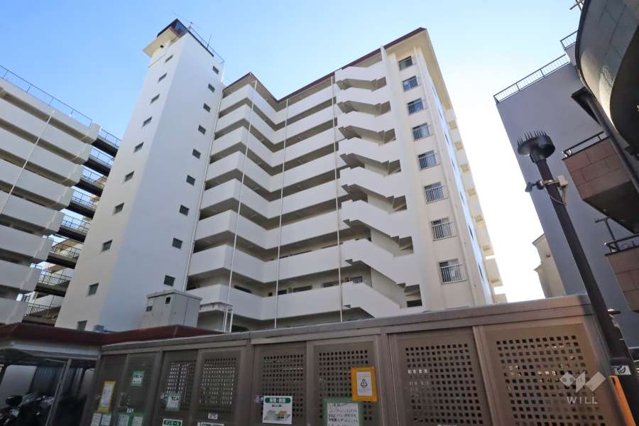 蒲田フラワーマンションの外観（A棟/北西側から）