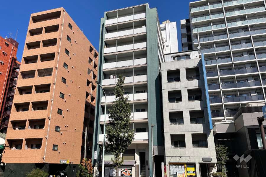 蒲田グリーンハイツの外観（南東から）