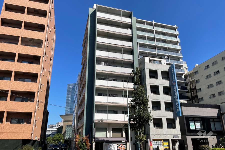 蒲田グリーンハイツの外観（南西から）