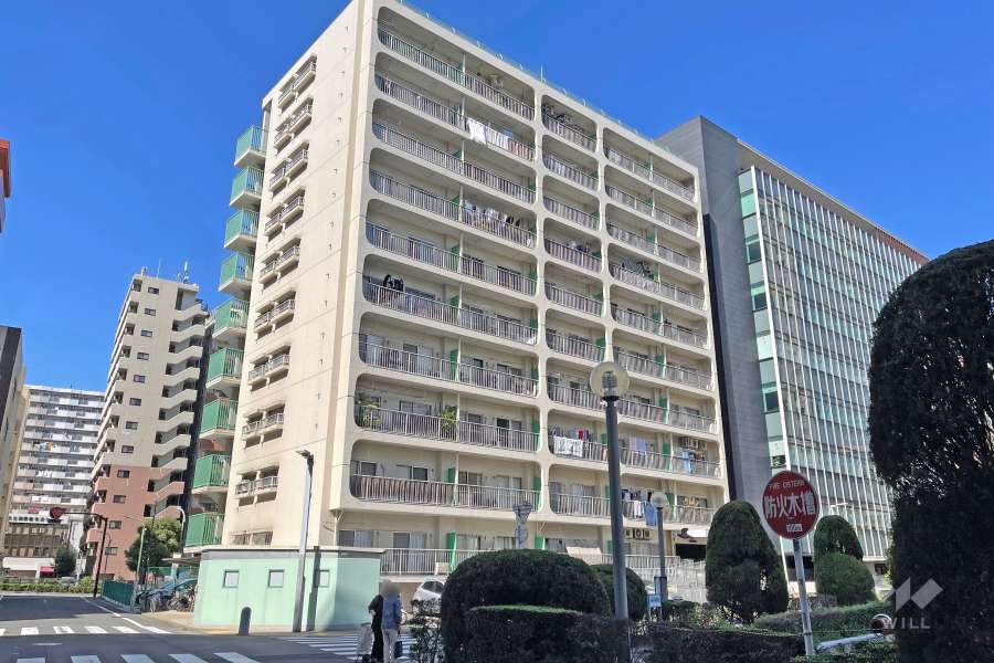 蒲田公園マンションの外観（南東側から）