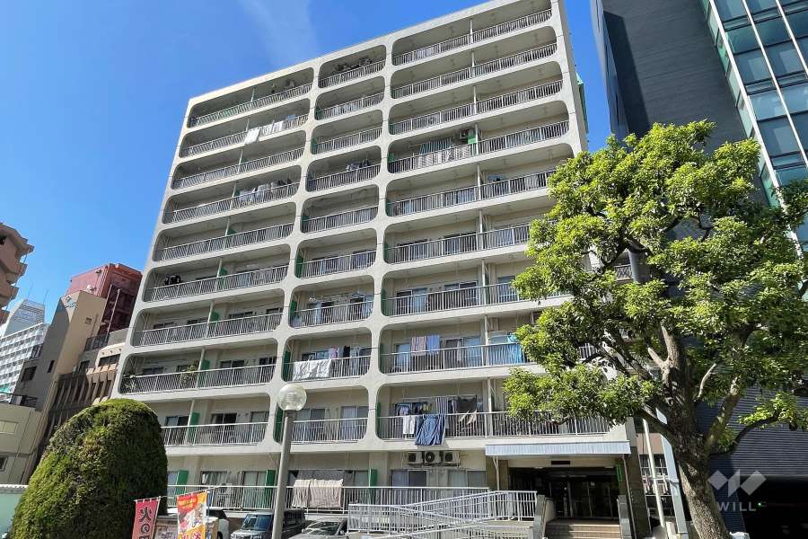 蒲田公園マンションの外観（北東側から）