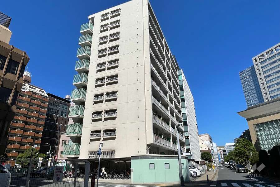 蒲田公園マンションの外観（南東側から）