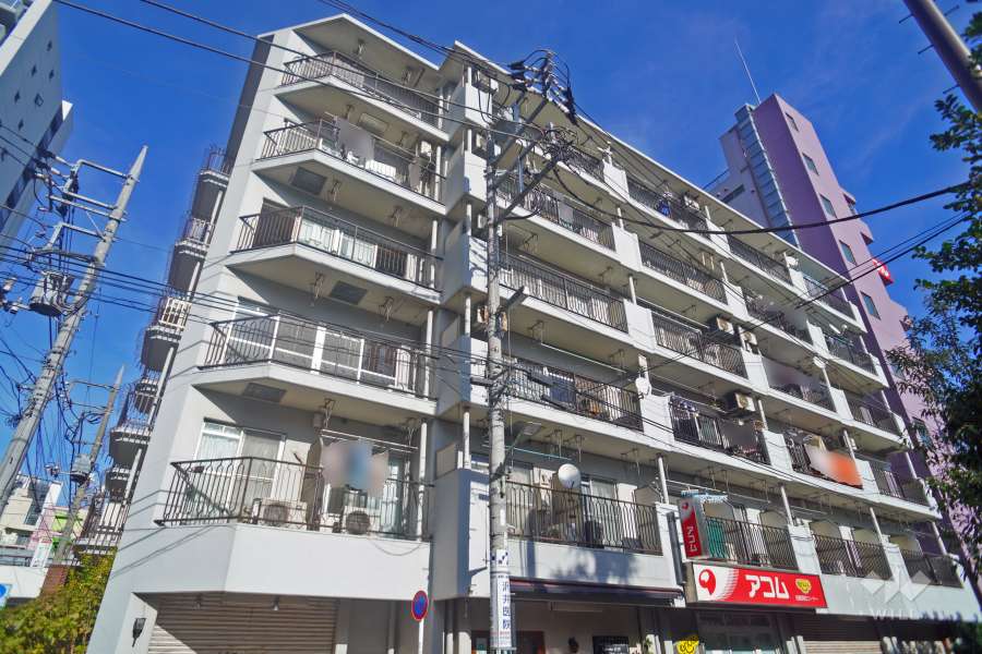 カーサ第二蒲田の外観（南西側から）