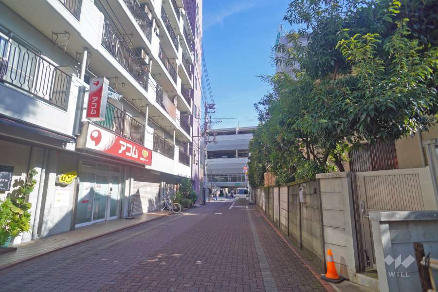 敷地南側の前面道路