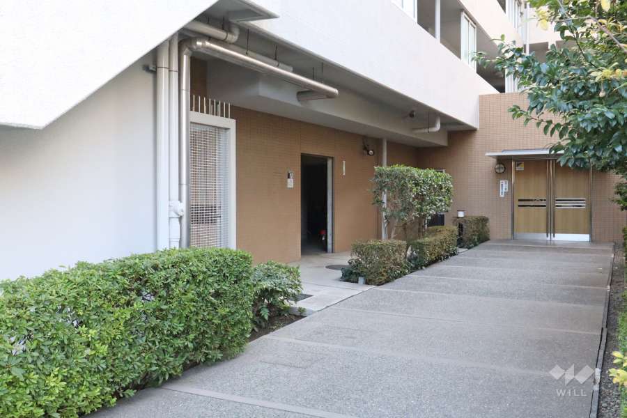 駐輪場の出入り口