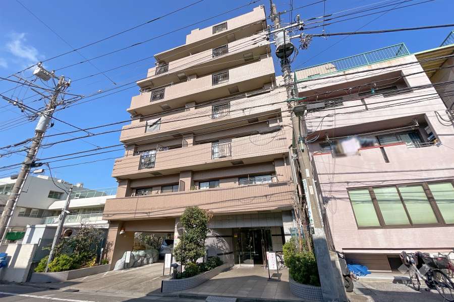 マイキャッスル蒲田の（南東側から）