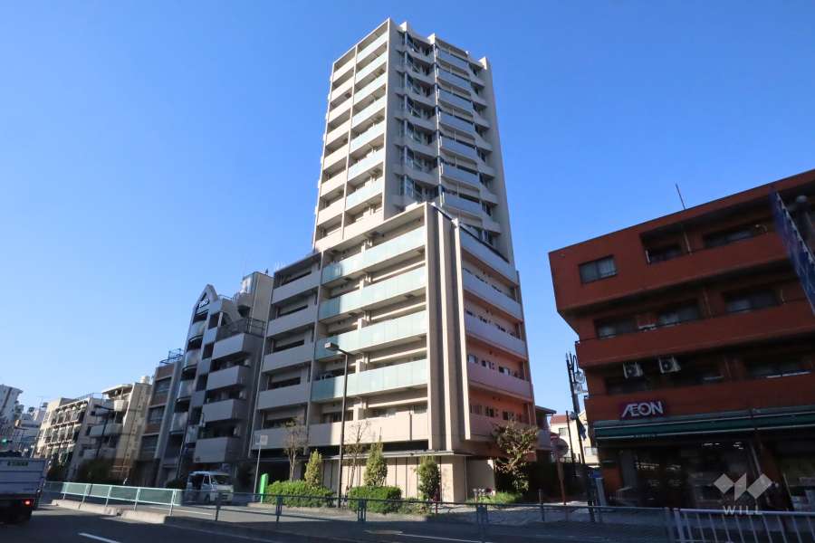 ローレルコート蒲田の外観（南東側から）