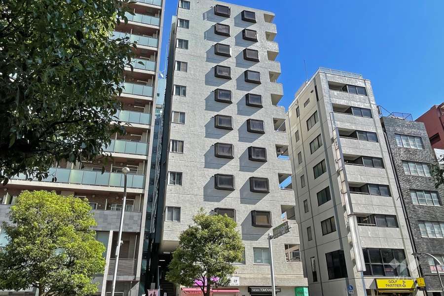 蒲田ハイツの外観（西側から）