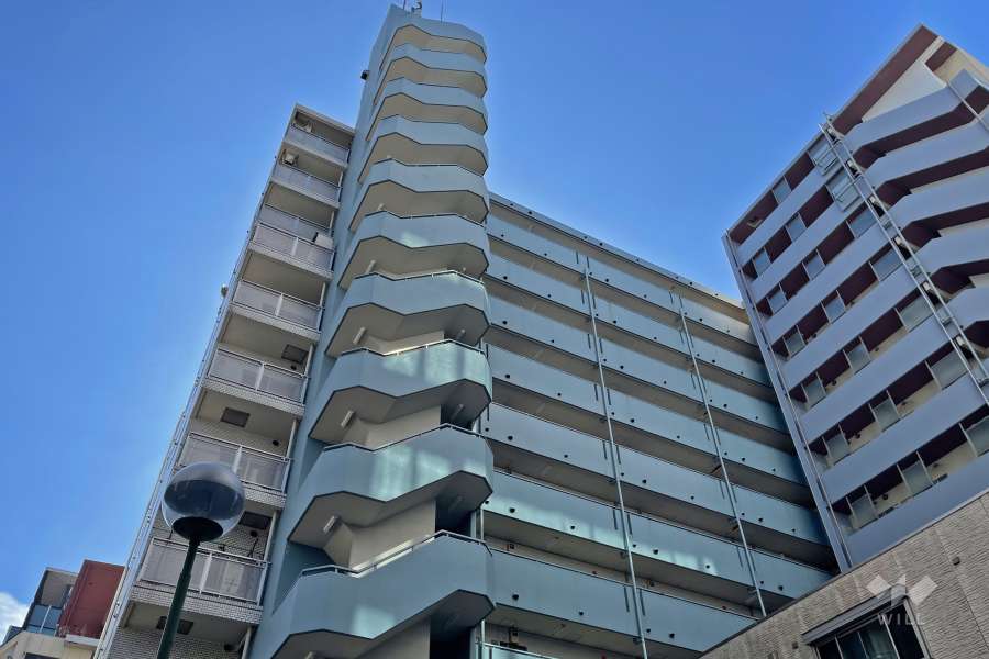 蒲田ハイツの外観（北東側から）