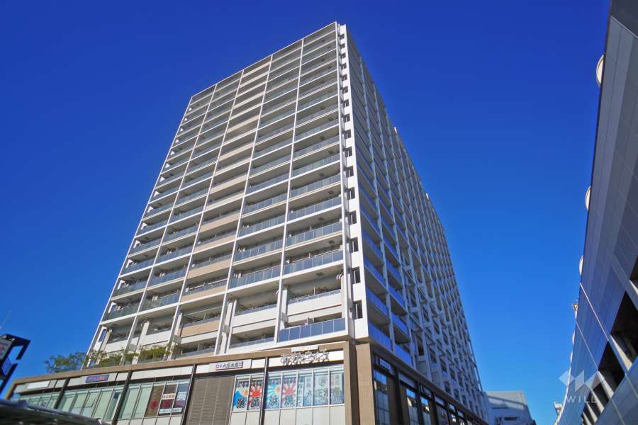 プラウドシティ蒲田の外観（南東側から）