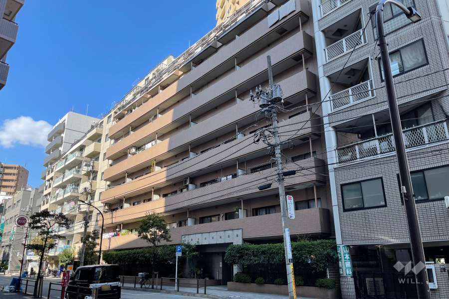 ルモン蒲田の外観（南側から）