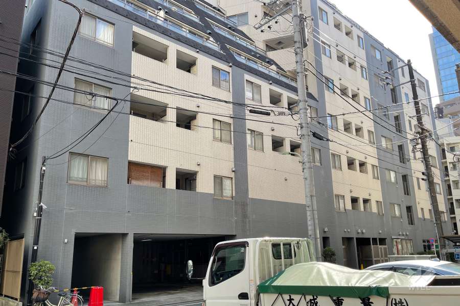 プリムローズ蒲田センタープレイスの外観（北側から）　　