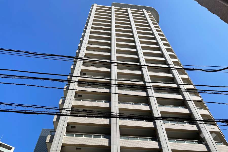 パークタワー東京フロントの外観（南西側から）